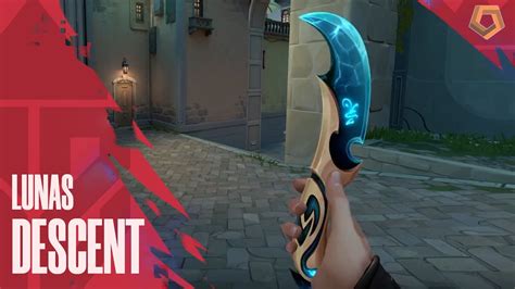 LUNA KNIFE SKIN GAMEPLAY LUNAS DESCENT VALORANT LUNA SKINS YouTube