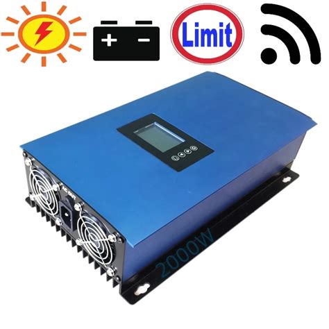 2000w Battery Discharge Power Modemppt Solar Grid Tie Inverter With Limiter Sensor Inverters