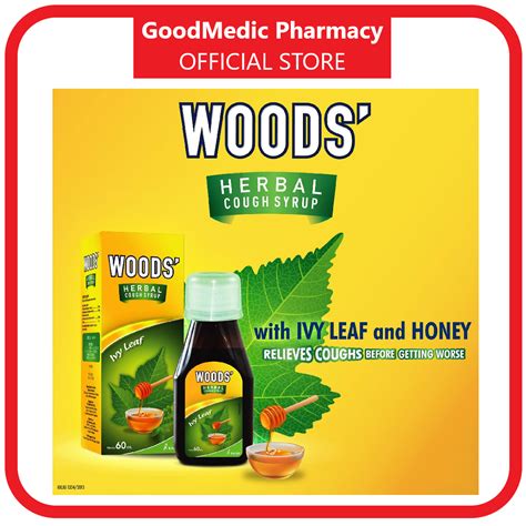 Wood S Herbal Cough Syrup With Ivy Leaf And Honey 60ml Lazada