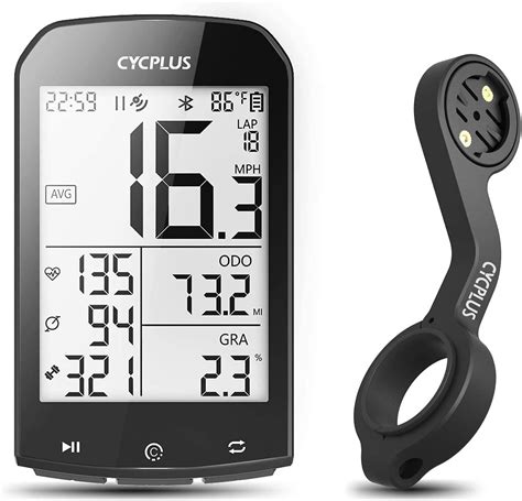 Cycplus Gps Fietscomputer En Beugel Waterdichte Fiets Snelheidsmeter