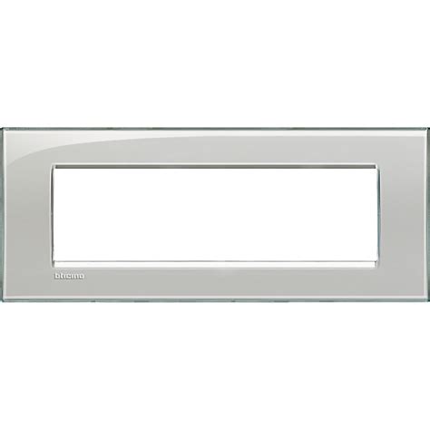 Placa Embellecedora Livinglight De Color Gris Hielo M Dulos