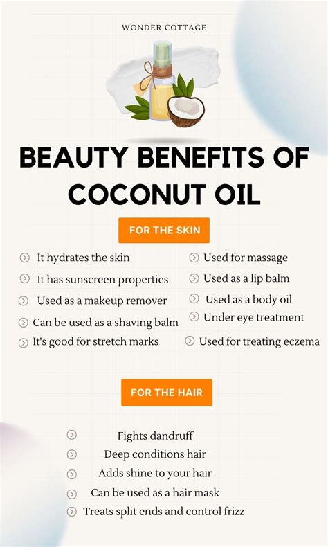 15 Beauty Benefits Of Coconut Oil - Wonder Cottage