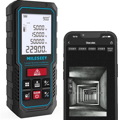 Amazon Mileseey Laser Measurement Tool Mm Accuracy Laser