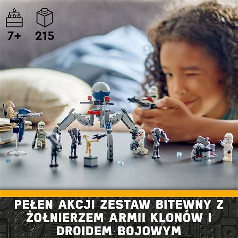 Lego Star Wars Klocki Zestaw Bitewny Z O Nierzem Armii Klon W I