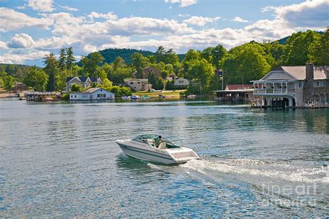 Boating Lake George Photograph by Anne Kitzman | Fine Art America