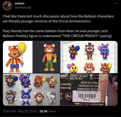 Anyone Else Notice This About The Circus And Balloon Animatronics Rfivenightsatfreddys