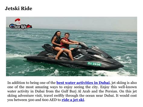 PPT HOW TO EXPLORE THE DUBAI ICONIC LANDMARKS WITH EXHILARATING WATER