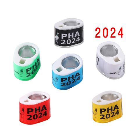 12Pcs 10 Pcs PHA PHIL Oval Pigeon Ring Oblong 2023 2024 8mm Pigeons