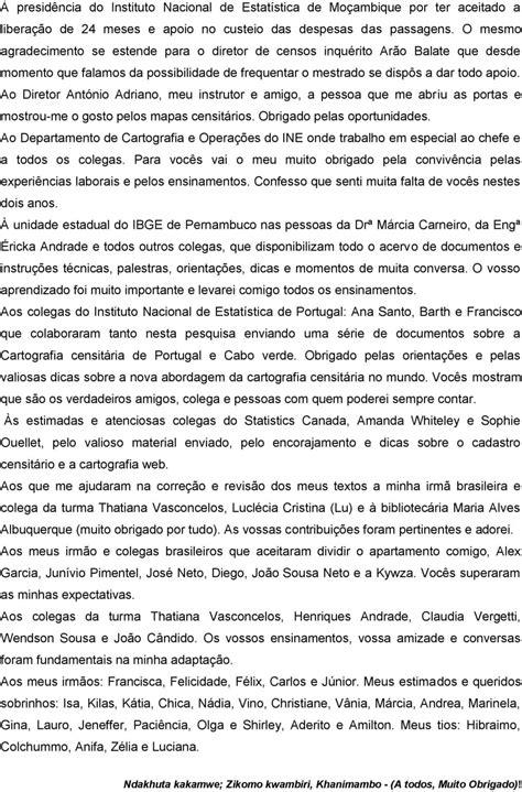 Proposta Metodol Gica Para A Cartografia Censit Ria De Mo Ambique Pdf