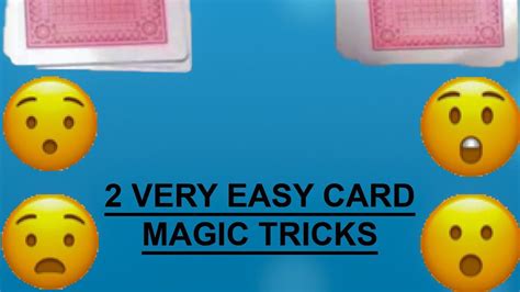 2 Very Easy Card Magic Tricks Youtube