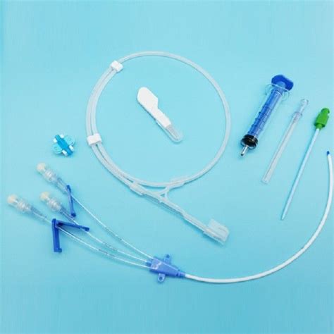 CVC Triple Lumen Central Venous Catheter For ICU Intensive Critical Care