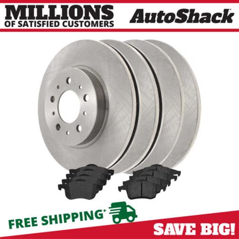 Front And Rear Brake Rotors And Pads For Volvo V70 S80 2001 2009 S60 2003 2007 Xc70 Ebay