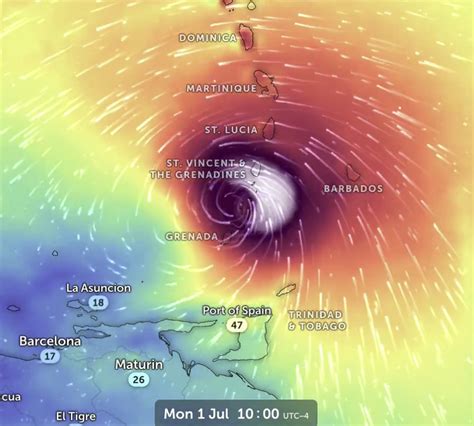 Beryl Toca Tierra Como Poderoso Hurac N De Categor A En Isla