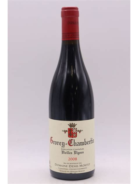 Denis Mortet Gevrey Chambertin Vieilles Vignes 2008