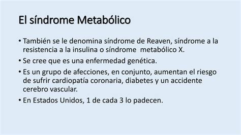 Sindrome Metabolico Pptx