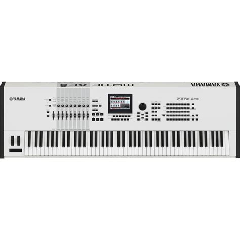 Yamaha Motif Xf8 Keyboard Workstation Limited Edition White Nearly New Gear4music