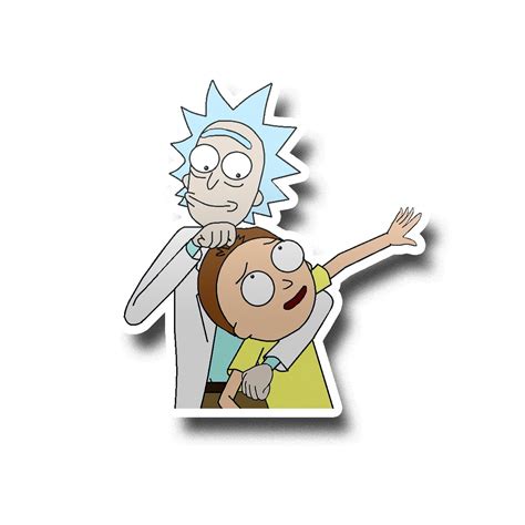 Rick And Morty Sticker Acid Ink Designs