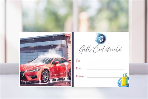 Car Wash T Certificate Template Artofit