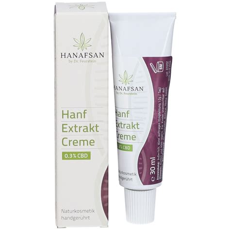 Hanafsan® Hanf Extrakt Creme 03 Cbd 30 Ml Shop Apotheke