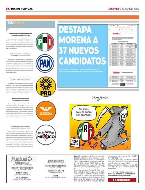 Destapa Morena A Nuevos Candidatos Web Portal Hanakua Mx