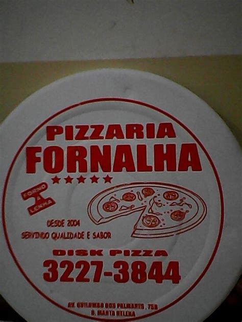 Menu Em Pizzaria Fornalha Uberl Ndia