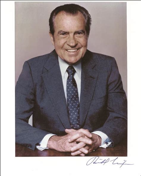 President Richard M Nixon Autographed Signed Photograph