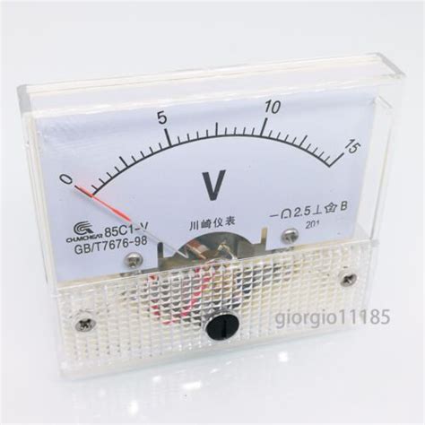 Us Stock Analog Panel Volt Voltage Meter Voltmeter Gauge C V Dc