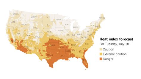 Misery Engulfs The South As Heat Wave Spreads The New York Times