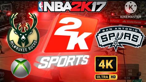 Nba K Milwaukee Bucks Vs San Antonio Spurs Gameplay Comentado En