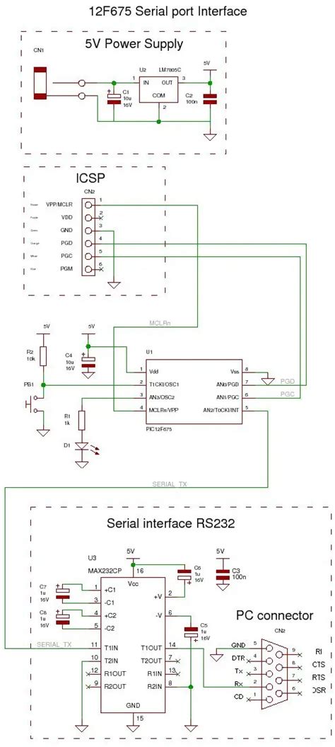 Usb To Serial Circuit Diagram Circuit Diagram