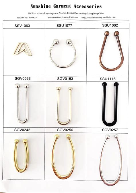 Wholesale Center Front Bikini Connector V Decorative Buckles For