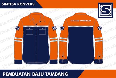 Baju Tambang Safety Desain Custom Profesional Terpercaya