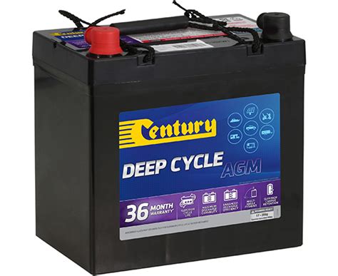 Century C12 55xda Agm Deep Cycle Battery Battery Zone