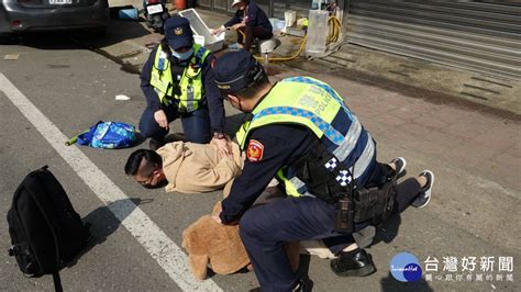 銀行搶匪遭丟包 大園警防搶演練逼真 蕃新聞