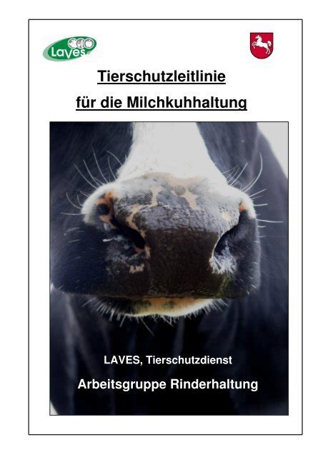 Tierschutzleitlinie für Milchkuhhaltung Landwirtschaftskammer