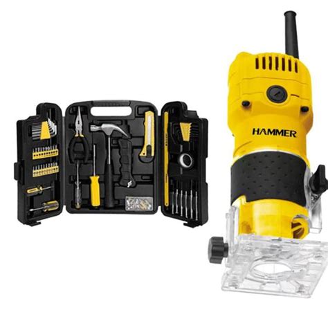 Tupia Laminadora 6mm 710W Hammer GYTM710 Kit De Ferramenta Outros