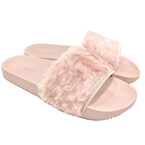 Chinelo Slide Zaxy Snap Fur Feminino Nude Submarino