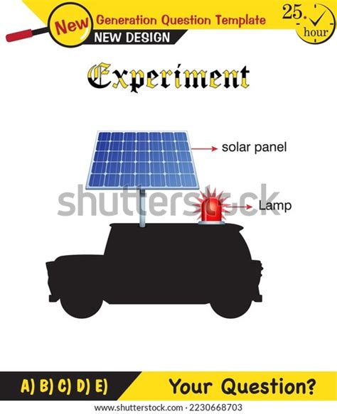 Physics Vehicle Experiments Cars Physics Lesson Stock Vector (Royalty ...