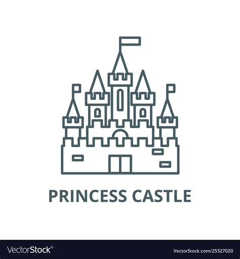 Princess Castle Clip Art Black And White