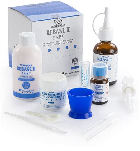 Kit Resina para Rebase de prótesis Rebase II Fast Tokuyama Dentobal