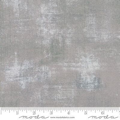 Moda Basic Grey Grunge Quilt Fabric Silver Style 30150 418 EBay