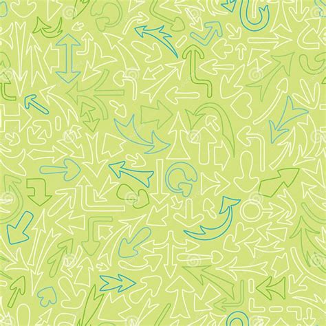 Seamless Pattern With Different Arrows Stock Vector Illustration Of