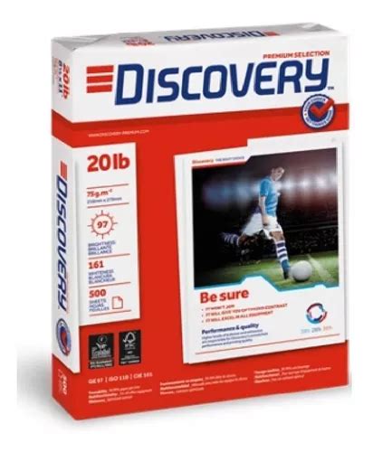 Papel Doble Carta Blanco Discovery Paquete Con Hojas Meses Sin