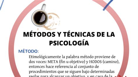 Metodos Y Tecnicas De La Psicologia Slingo