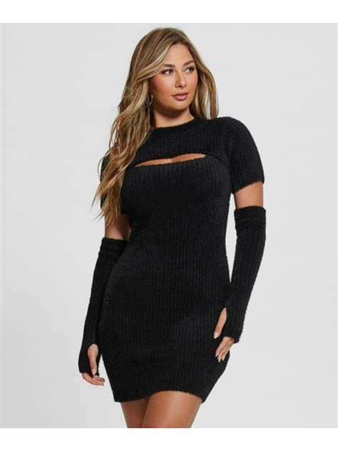 Sale Offguess W Meteor Detached Knit Dress Guess