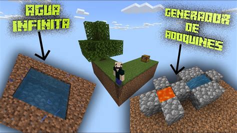 Tutorial Minecraft Generador De Piedra O Cobblestone Agua Infinita E