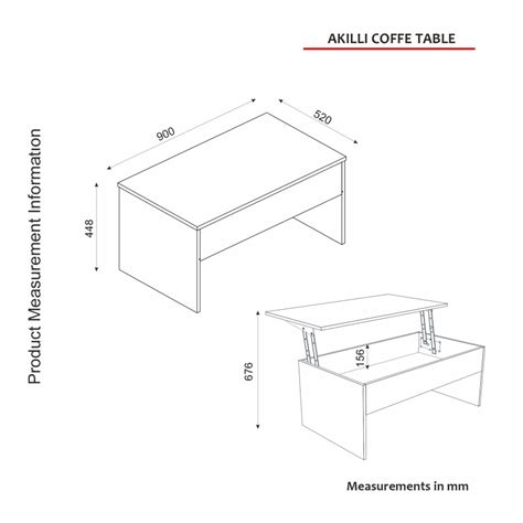 Table Basse Pliable Akilli X Cm Blanche Lumimania