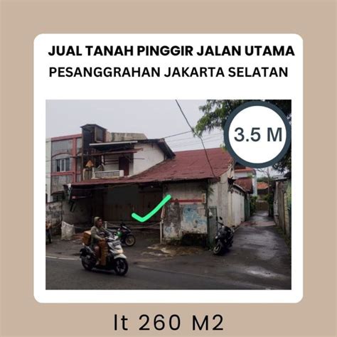 Jual Rumah Tua Shm Pinggir Jalan Meter Pasar Pesanggrahan Jaksel