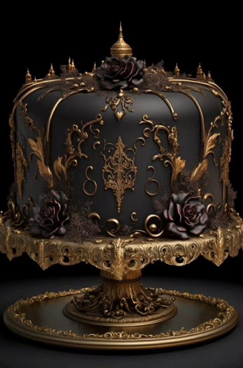 Pin By T Nia Sar On Digital Art Working In Progress Gothic Cake