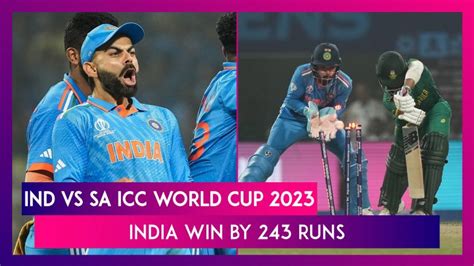 IND vs SA ICC World Cup 2023 Stat Highlights: Virat Kohli, Ravindra ...